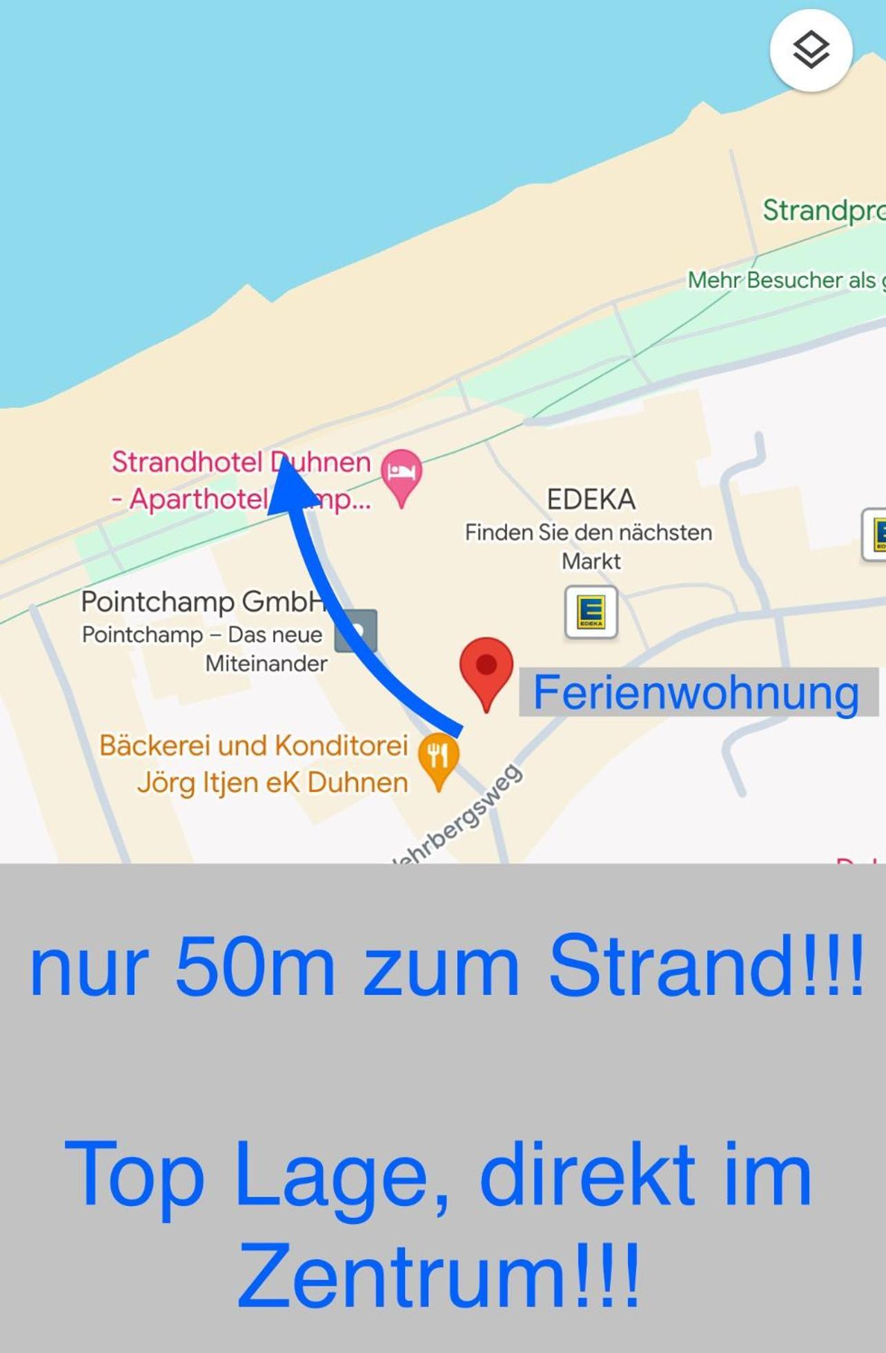 Traumhafte Ferienwohnung "Seekueste" In Cuxhaven - Duhnen In 1A Lage Im Haus Elbe 1 !!! 50M Zum Strand !!! Exterior photo